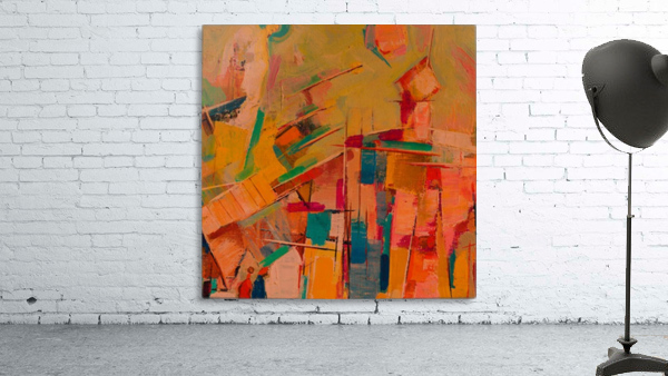Colorful Squares Wall Preview