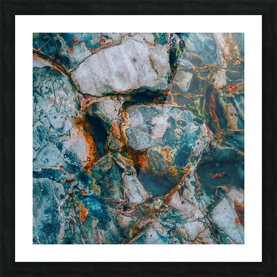 Abstract Stone texture  Picture Frame Printing