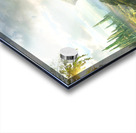 Nature drawing fantasy flower green waterfall Acrylic print