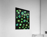 Doodle dot drawing Acrylic Print