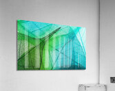 texture green leaf abstraction 3d Acrylic Print
