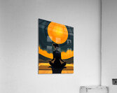 woman yoga meditation Acrylic Print