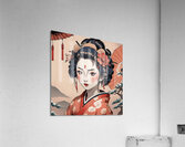 kimono geisha japan woman japanese Acrylic Print