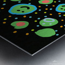 Doodle dot drawing Metal print