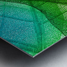 texture green leaf abstraction 3d Metal print