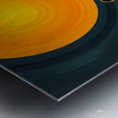 woman yoga meditation Metal print