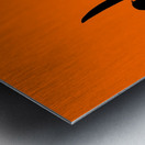 surfer sunset silhouette girl Metal print