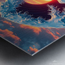 wave japanese japan Metal print