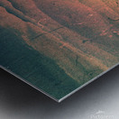 Psychedelic Planet california clouds color Metal print