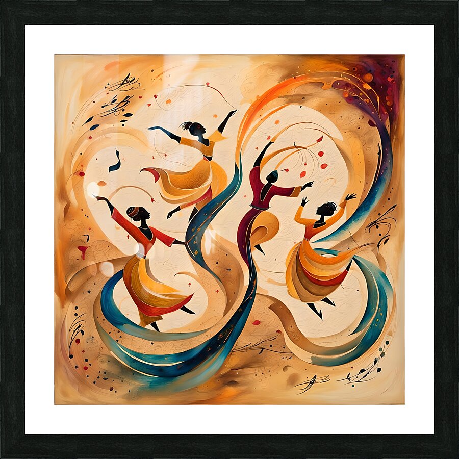 dancers dance dancing Picture Frame print