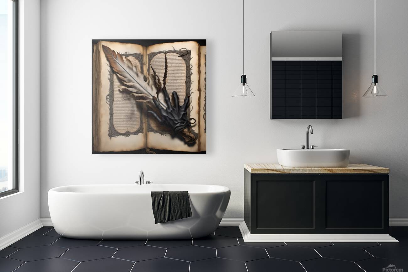 book quill feather Reproduction