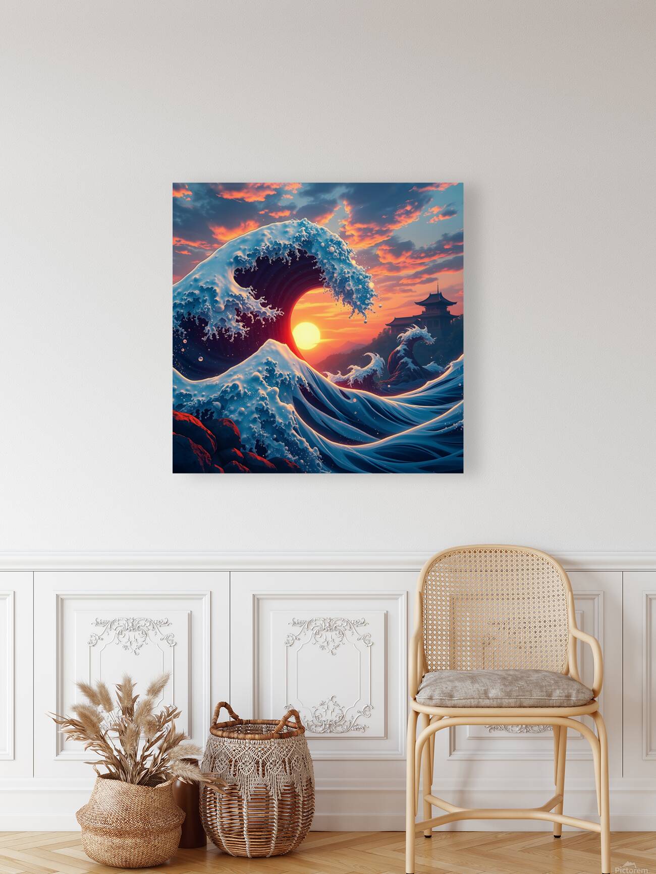 wave japanese japan Reproduction