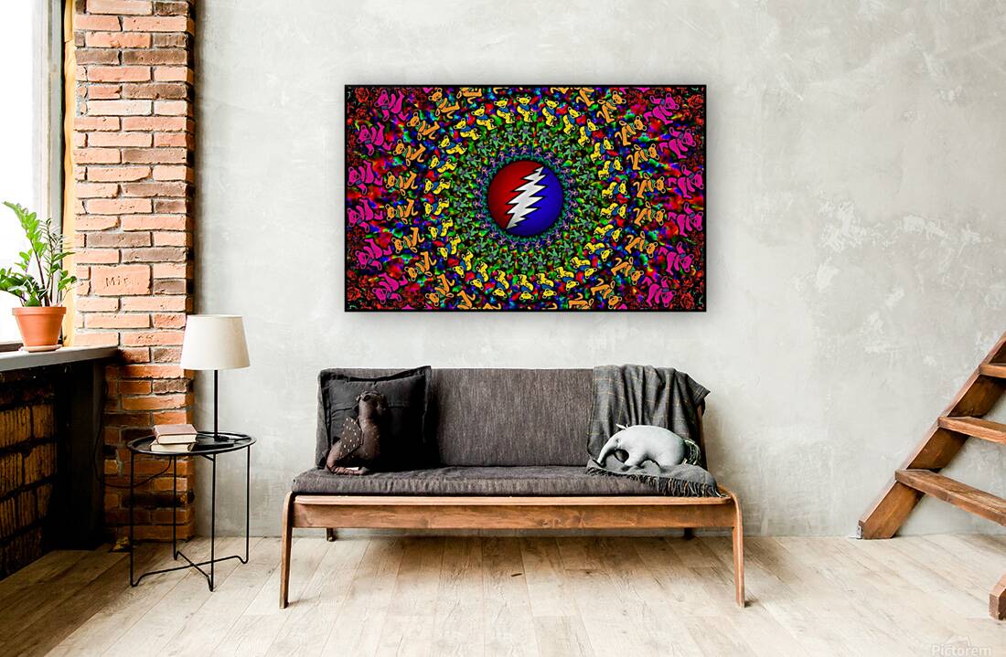 Grateful dead deadhead pattern background Reproduction