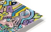 assorted color doodle HD Metal print