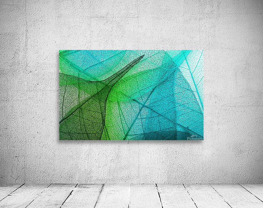 texture green leaf abstraction 3d Wall Preview