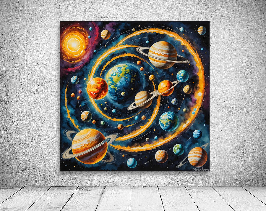 universe planets Wall Preview