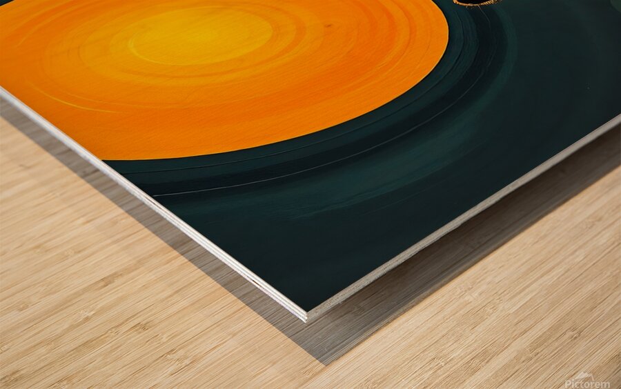 woman yoga meditation Wood print