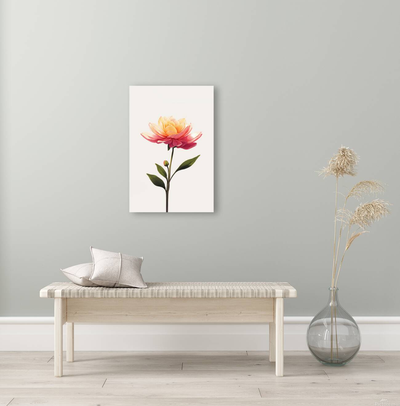 Floral Art Work Reproduction