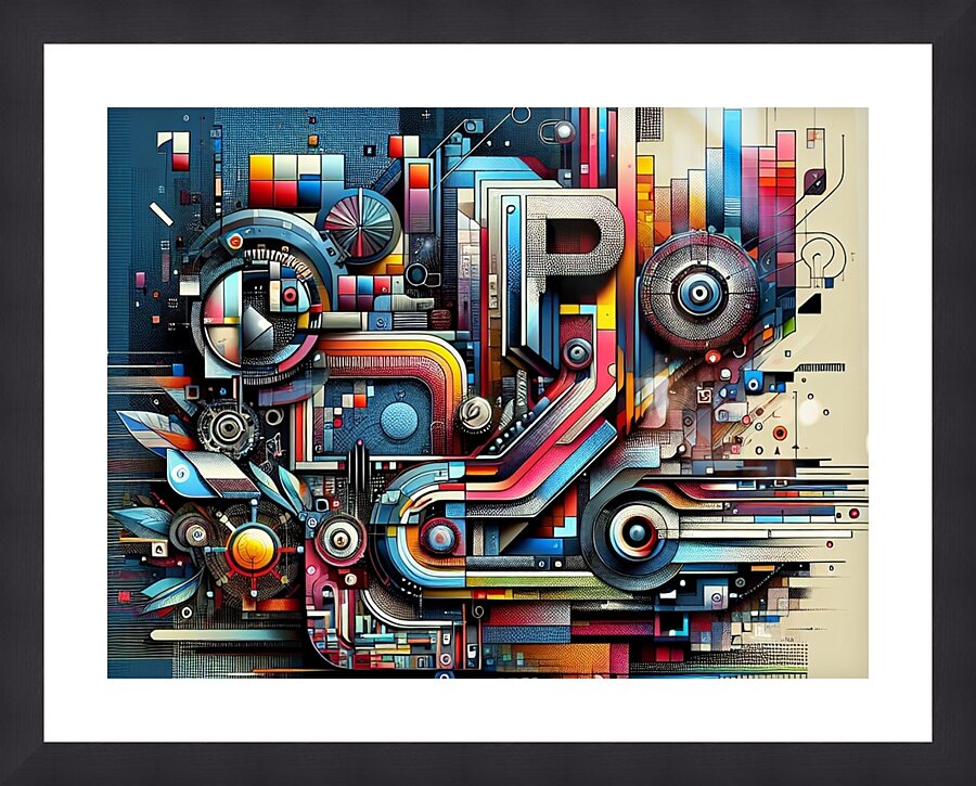 *Vivid* Picture Frame print