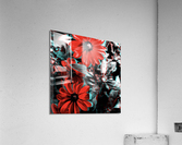 Flowers In 3D Acrylic Print