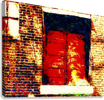 The Red Door Canvas Print