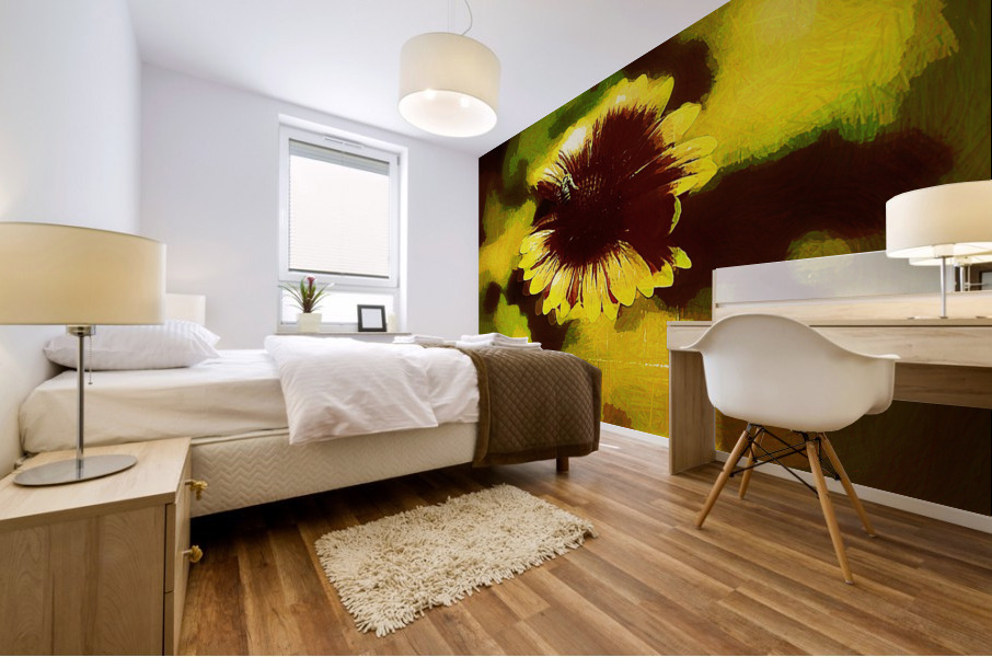 Yellow Flower Mural print