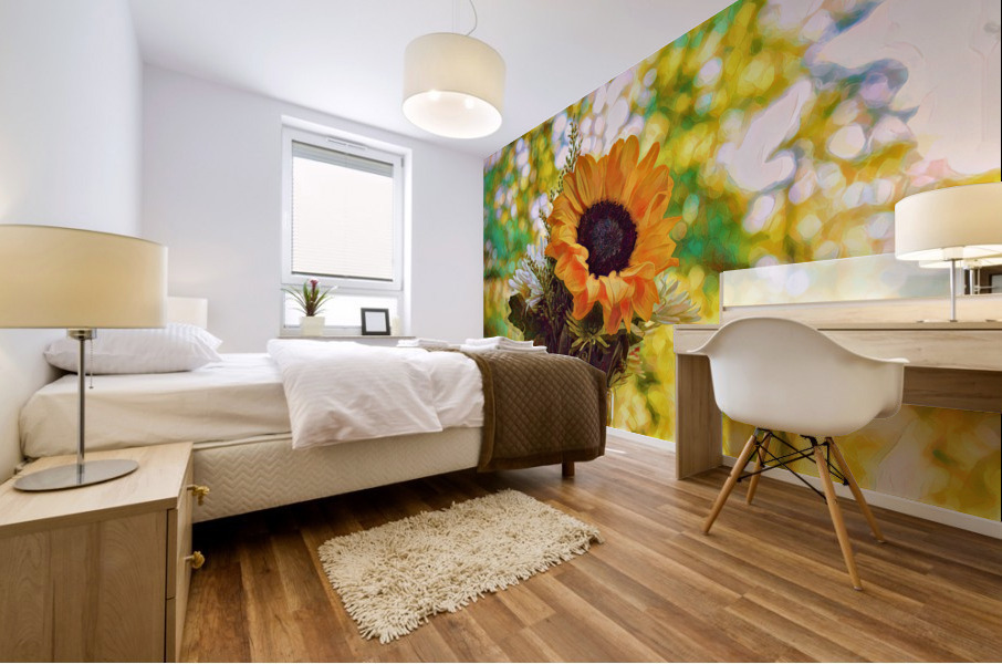  Sunflower in summer  Mural print