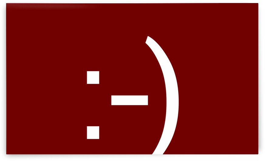 EMOJI blood red by Lenie Blue by Lenie Blue