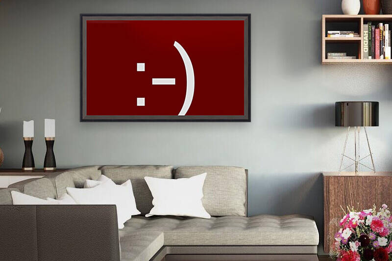 EMOJI blood red by Lenie Blue by Lenie Blue