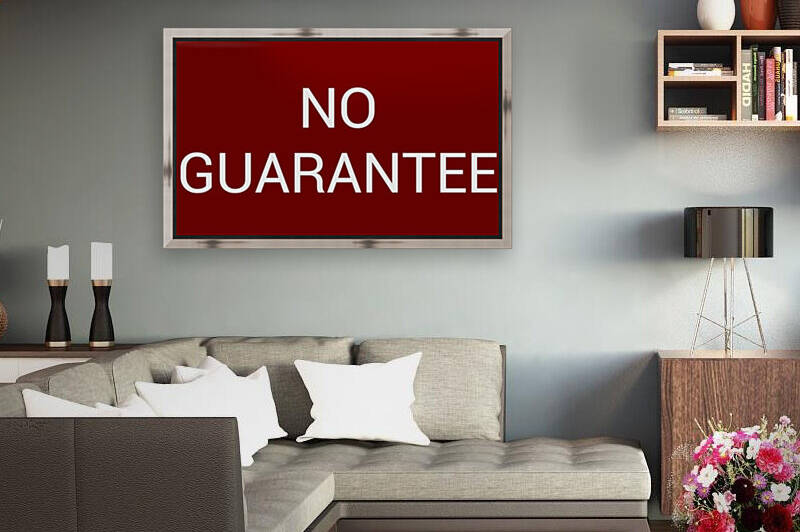 NO GUARANTEE blood red by Lenie Blue by Lenie Blue