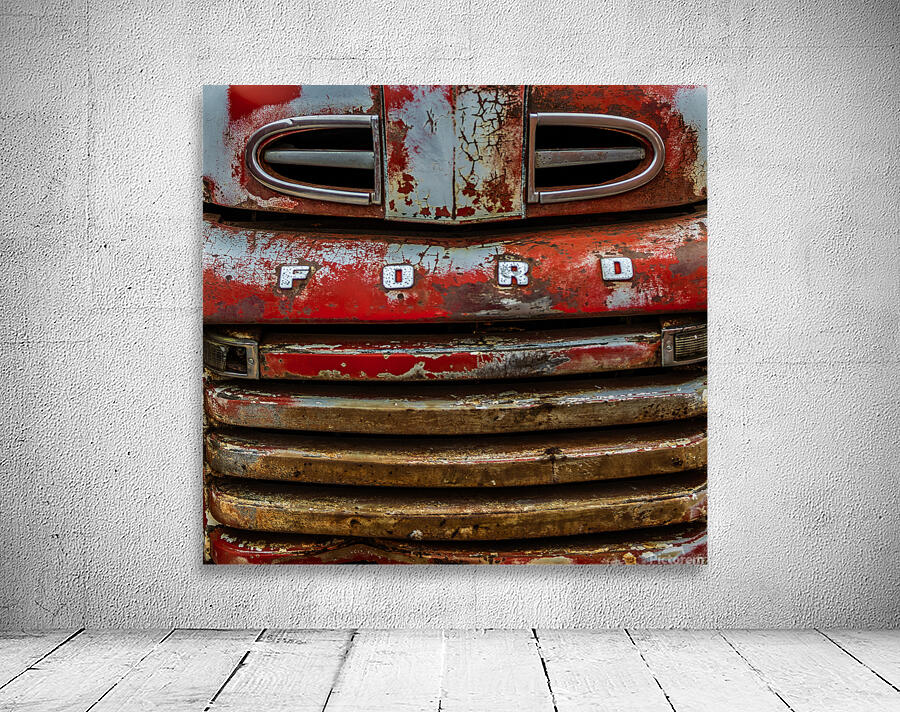 Red Ford Front Grill Wall Preview