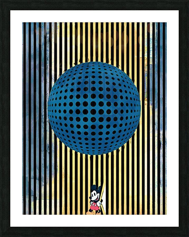 sphere electrique  Picture Frame print