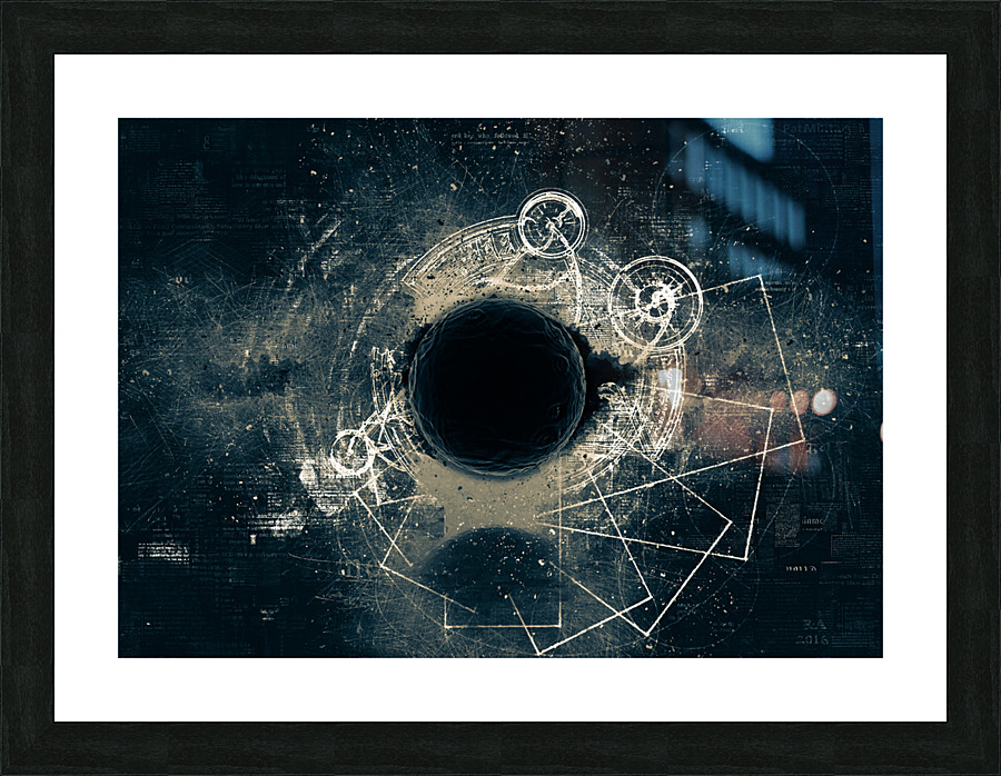 Sphere Le nombre dor Picture Frame print