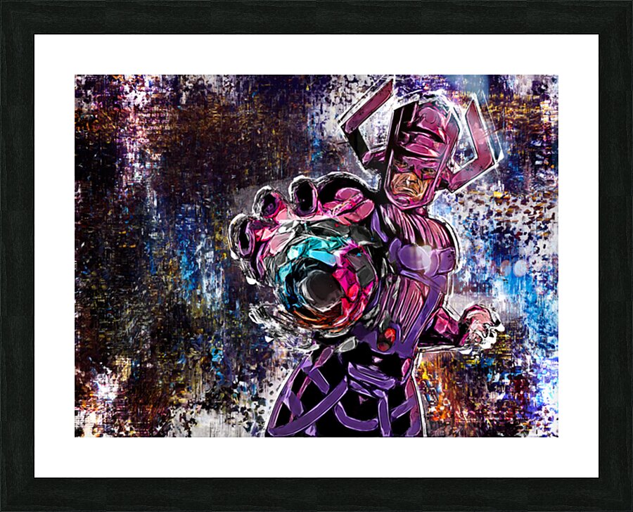 Galactus Illusion. Picture Frame print