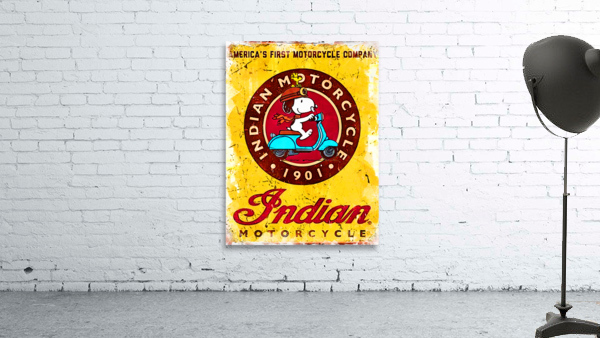 snoopy motorcycle Wall Preview