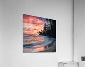 this stunning wall picture features a serene coas Acrylic Print