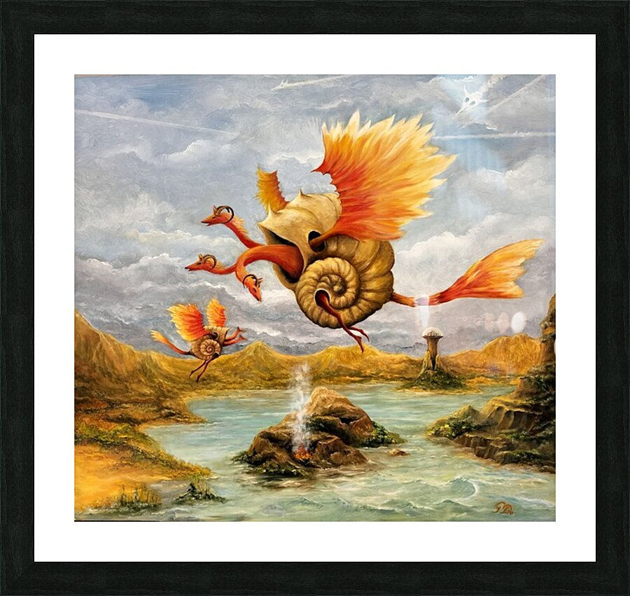 Modern Surrealism Fantasy Art Gregory Pyra Piro Oil Painting ref 583642 Picture Frame print