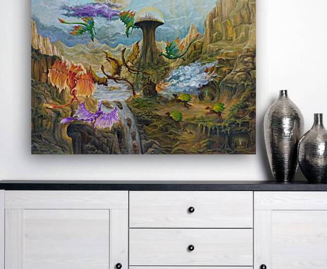 Dream Surrealism Fantasy Art Gregory Pyra Piro Oil Painting ref 748351 by Gregory Pyra Piro