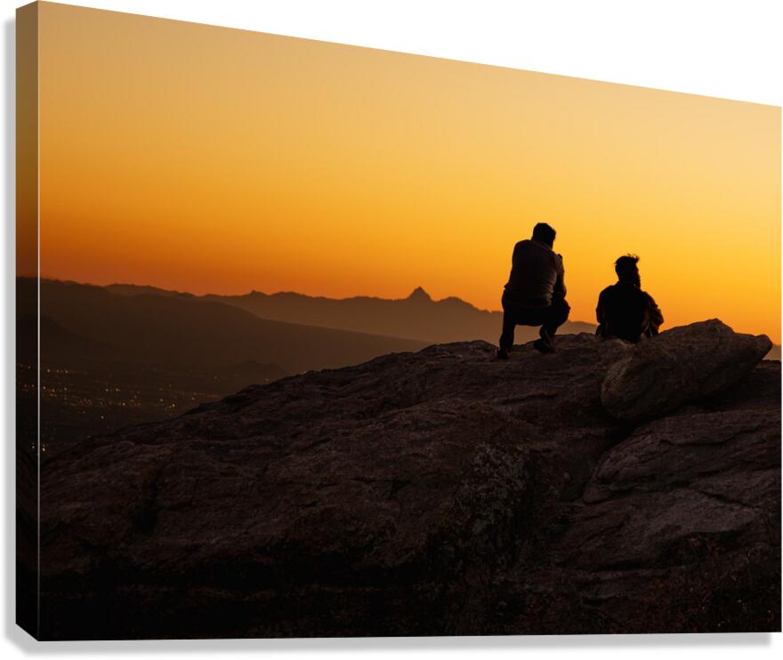 Sunset Confidants  Canvas Print