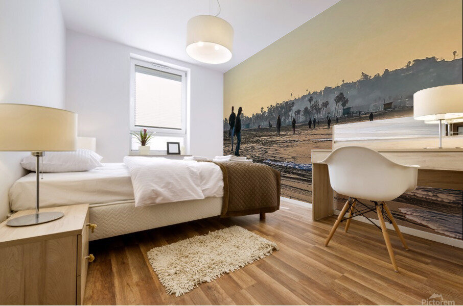 Beach Walkers Mural print