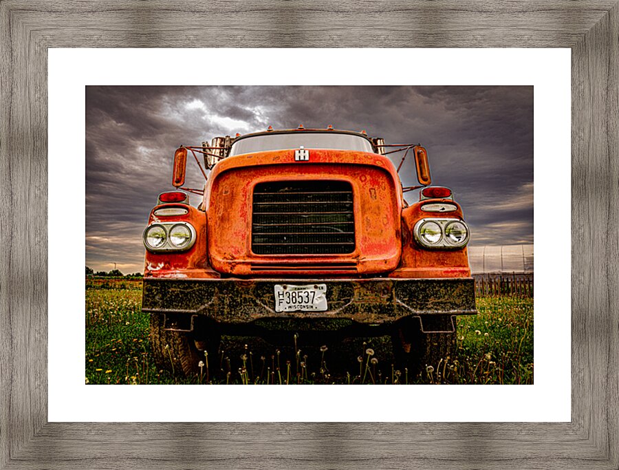 Red International Picture Frame print