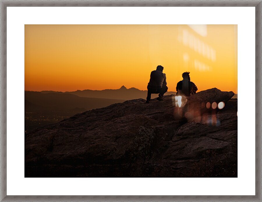 Sunset Confidants  Picture Frame print