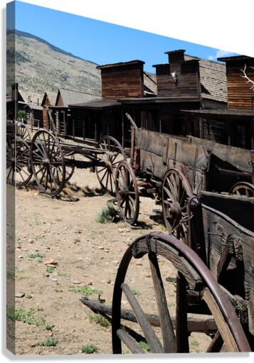 Old Trail Town 5 Canvas Print