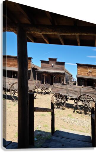 Old Trail Town 7 Canvas Print