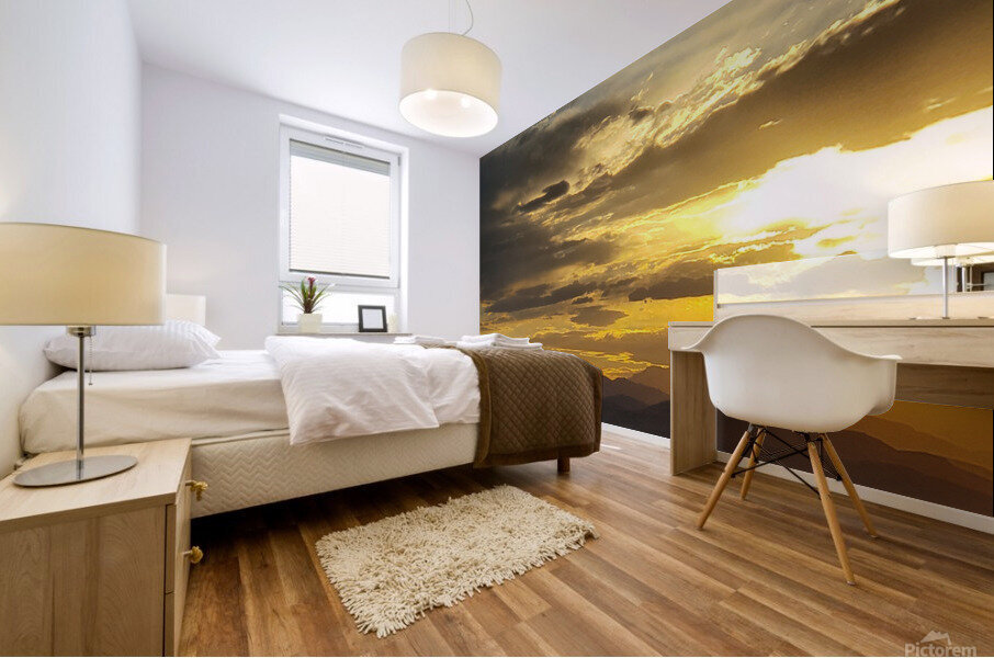 Nevada Sunset 2 Mural print