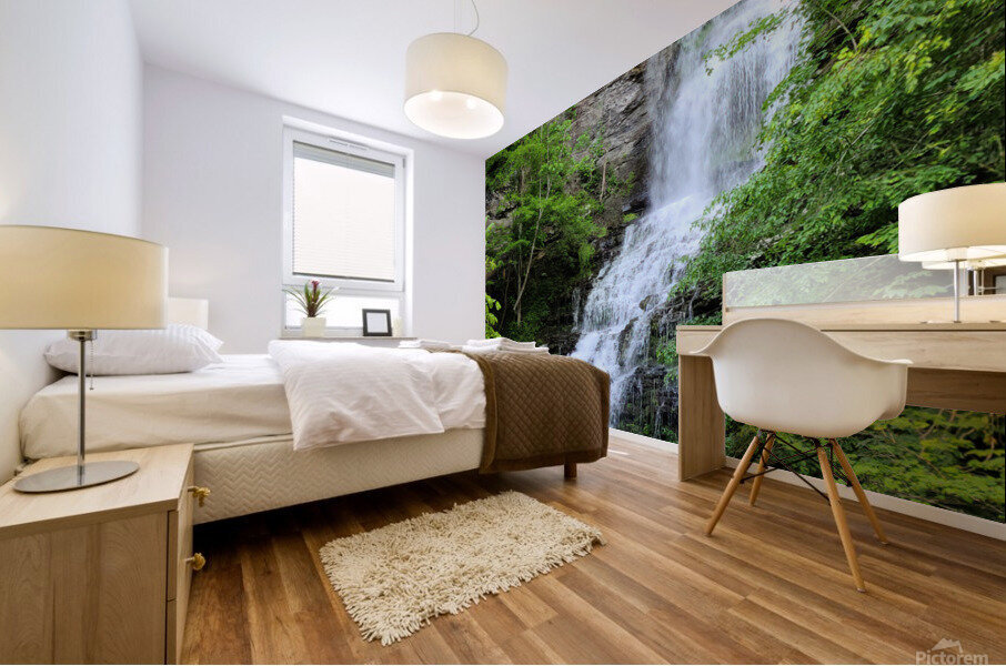 WV Waterfall Mural print