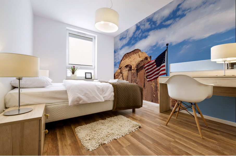 Monument Valley Flag Mural print