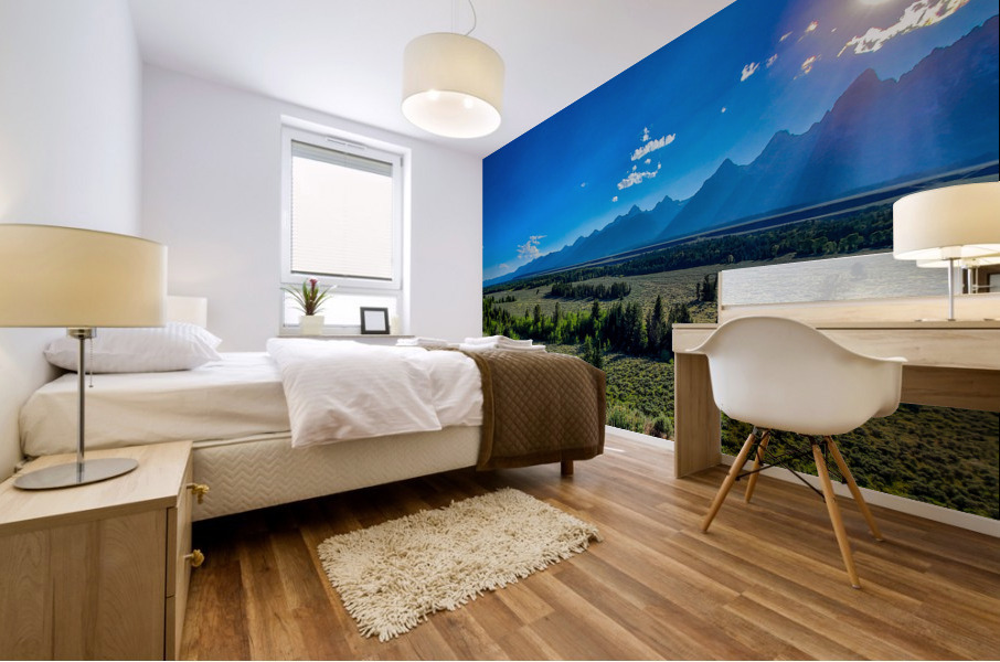 Road to Jackson Mural print