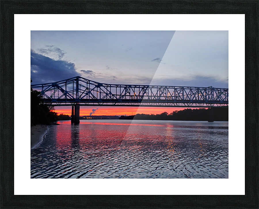 Ashland Bridge 4 Picture Frame print