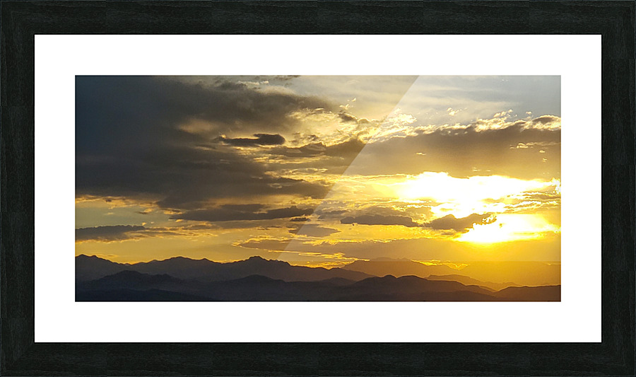 Nevada Sunset 2 Picture Frame print
